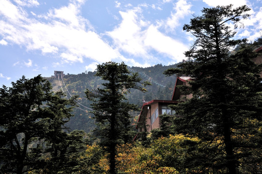 峨眉雷洞坪索道