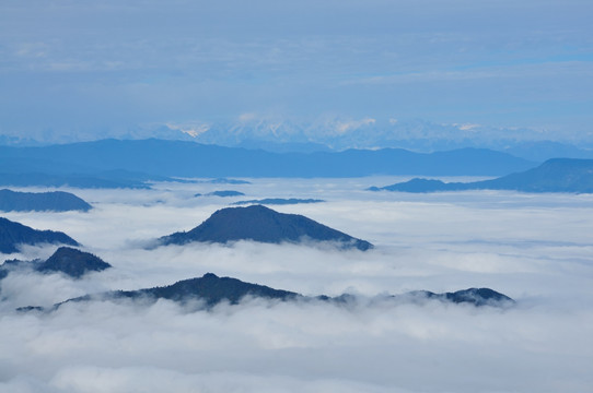 峨眉山金顶云海