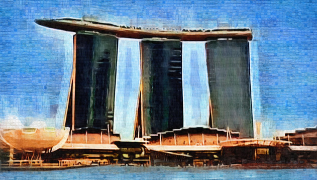 空中海滩