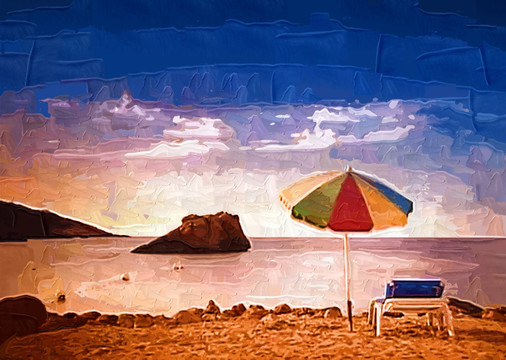 海景油画