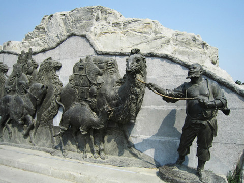 北京卢沟桥 公园浮雕