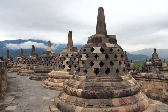 印尼婆罗浮屠神庙
