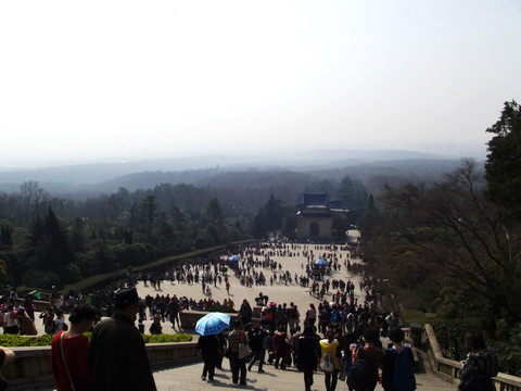 中山陵俯瞰 钟山风景区