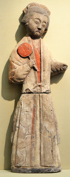 金代砖雕侍女