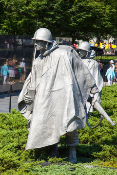 美国士兵雕塑