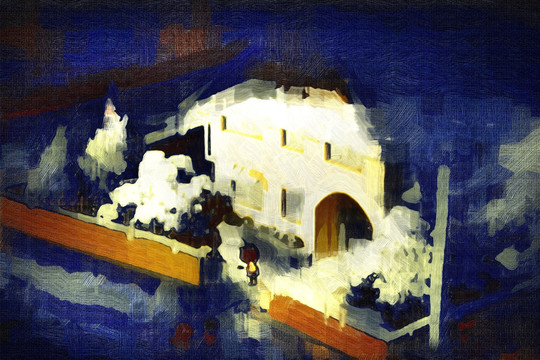 建筑画