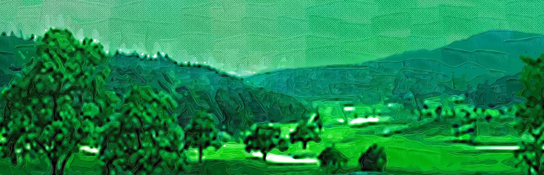 山脉装饰画