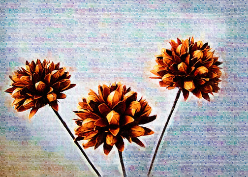 花油画