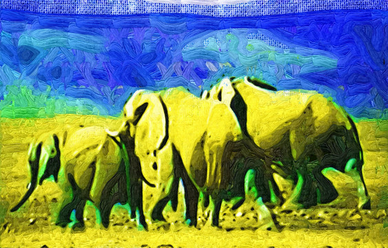 抽象画