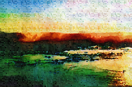 水彩风景画