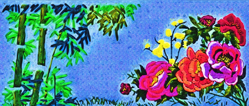 无框画