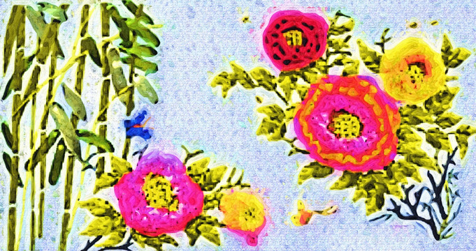 无框画