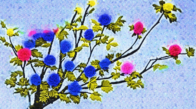 无框画