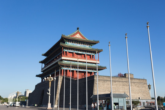 北京前门正阳门侧面