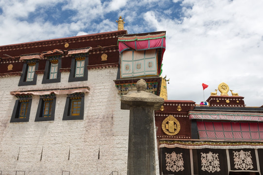 西藏拉萨大昭寺建筑