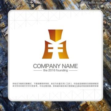 LOGO 标志 铲形币