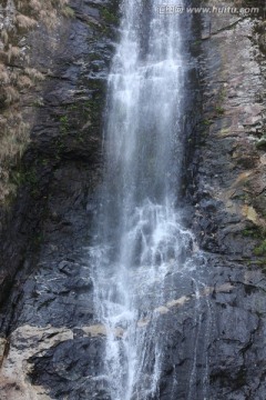 天堂寨 岩石和水流