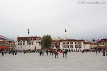 西藏大昭寺广场