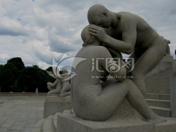 挪威奥斯陆生命公园雕塑