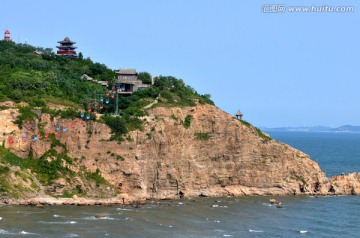 烟台蓬莱阁景区的田横山