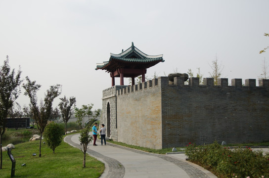 园林景观 城墙