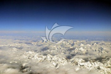 西藏风光 喜马拉雅山脉群峰