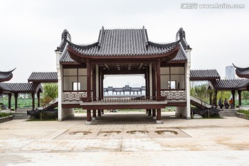 武汉沙湖公园仿古戏台