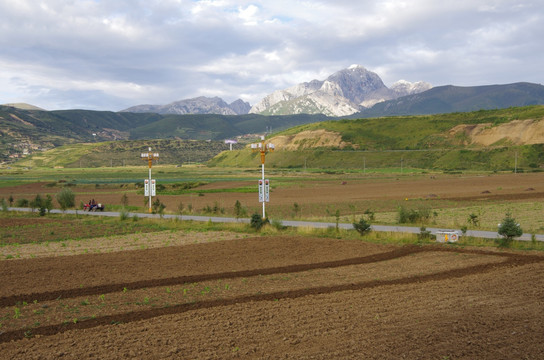 四川阿坝松潘自然风光