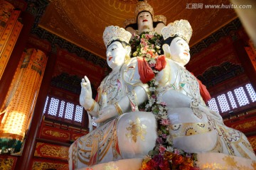 三仙山玉佛寺十一面观音玉雕像