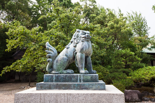 丰国神社 铜狮子