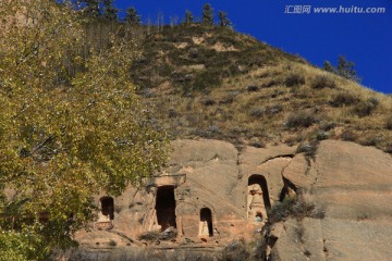 张掖马蹄寺