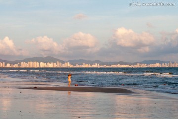 三亚湾黄昏