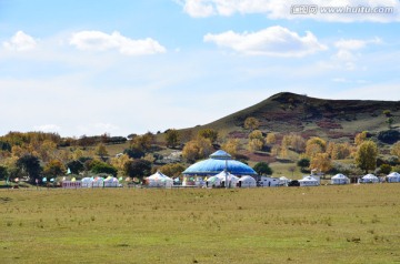 坝上风光 红山军马场