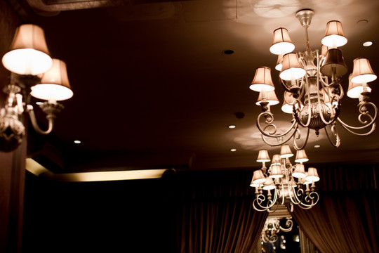 时尚餐厅 灯具 吊灯 壁灯