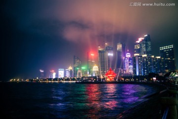 五四广场 绚丽夜景