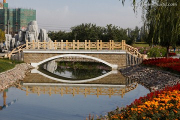 公园 石桥