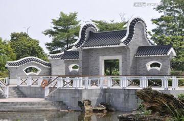 广州生物岛 水墨园