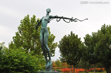 北京奥林匹克公园风采雕塑