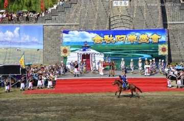 蒙古马术    叼羊盛会