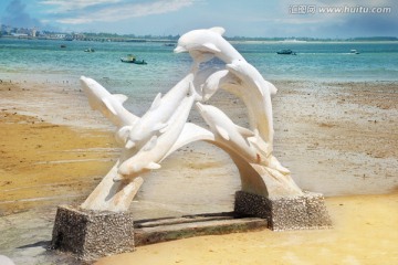 海豚 雕塑