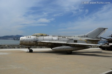 刘公岛炮台兵器馆歼6甲飞机