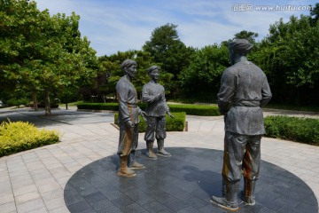 刘公岛清军水师学员雕像