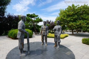 刘公岛水师学员雕塑