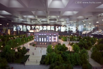 上海城市发展规划馆 微缩景观