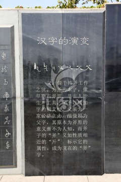 汉字历史 汉字文化 文化墙