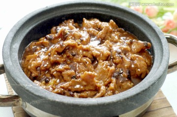 石锅豉汁牛肉