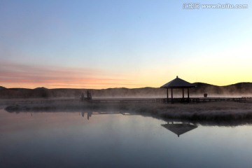 七星湖晨景