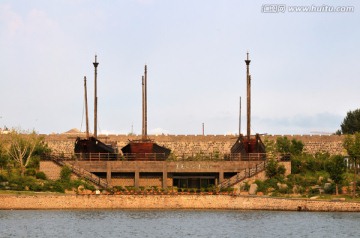 烟台市蓬莱阁景区的古城博物馆