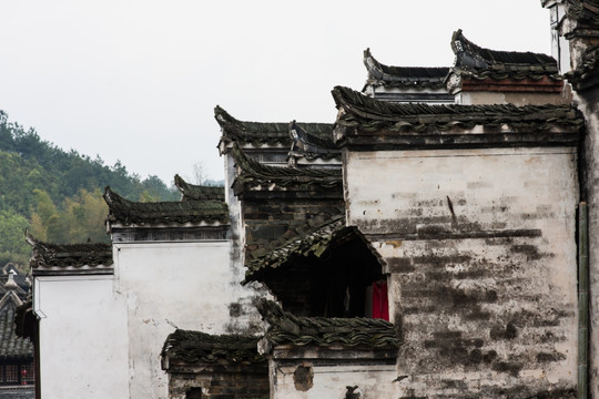 李坑村 背景素材