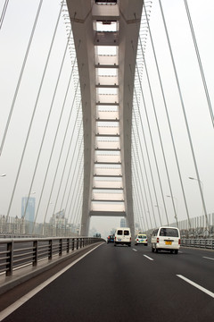卢浦大桥 桥梁 现代建筑 城市